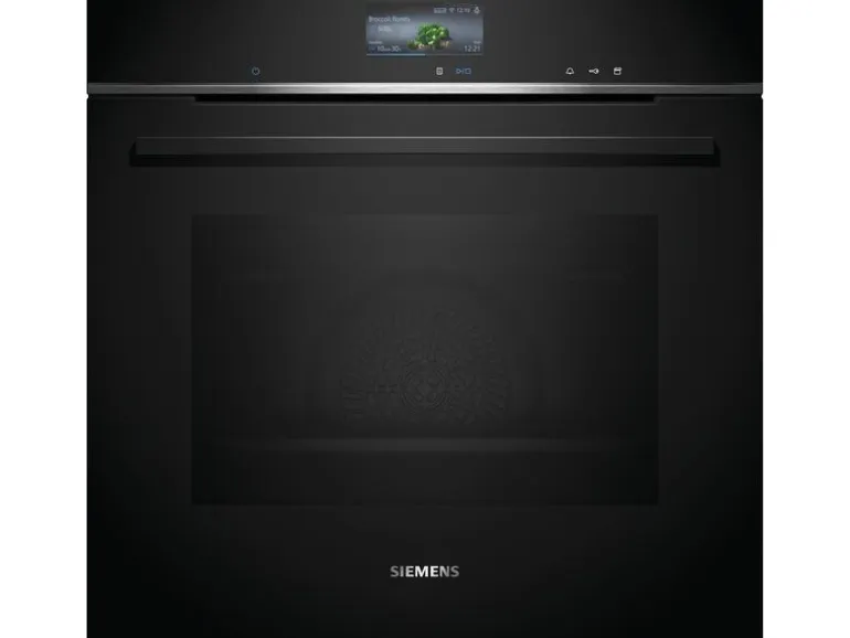 Siemens Einbaudampfbackofen iQ700 HS736G3B1C Schwarz A+