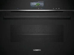 Siemens Einbaudampfbackofen CS756G1B1 Schwarz A+