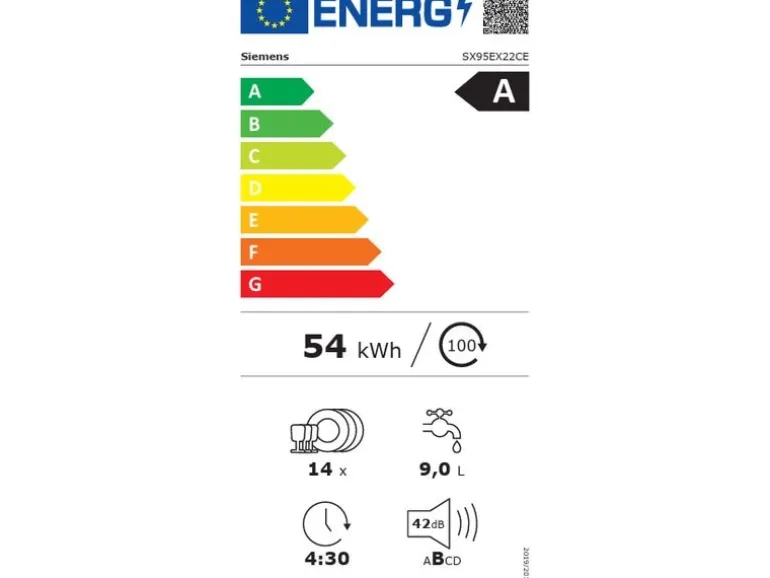 Siemens Einbaugeschirrspüler iQ500 SX95EX22CE