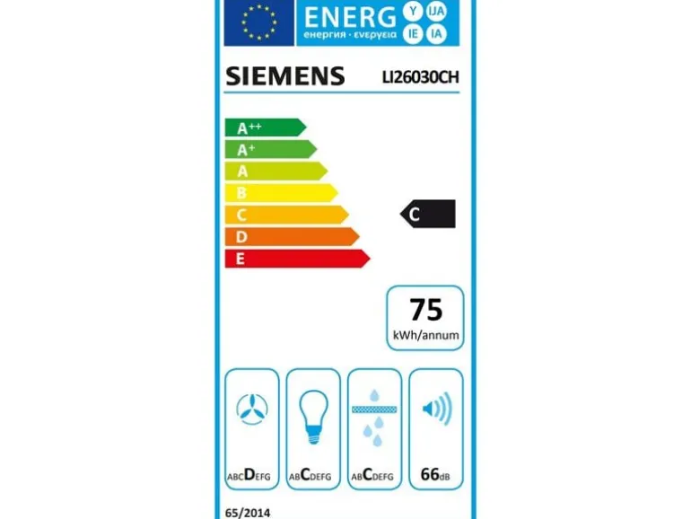 Siemens Flachschirmhaube LI26030CH 4 Stufen