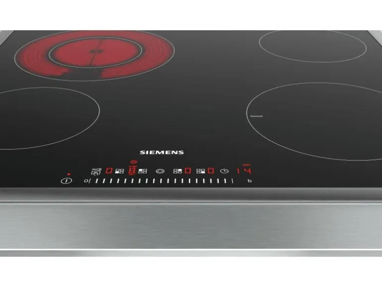 Siemens Glaskeramik-Kochfeld ET645FFP1C Flachrahmen-Design