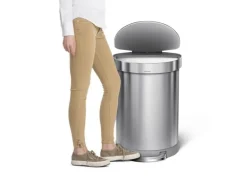 Simplehuman Treteimer CW2029 60 Liter, Silber