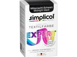 Simplicol Textilfarbe Expert Mitternacht-Schwarz, 150 g