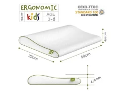 Smartsleep Kissen Kids Ergonomic 50 x 32 cm