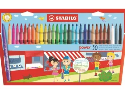 STABILO Fasermaler Power, 30 Stück