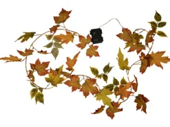 Star Trading Girlande Autumn Indoor, Orange, 10 cm Höhe