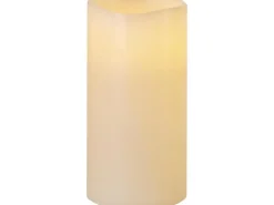 Star Trading LED-Kerze Big Ø 10 x 20 cm, Beige