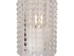 Star Trading LED-Kerze Flamme Dotty, Transparent, 13 cm