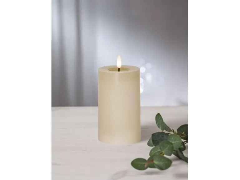 Star Trading LED-Kerze Flamme Flow, Beige