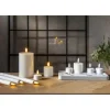 Star Trading LED-Kerzen Set Flamme Charge Mix, Weiss