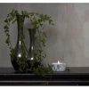 Star Trading LED-Kerze Pillar Flamme Marble Ø 10 x 7.5 cm, Grau