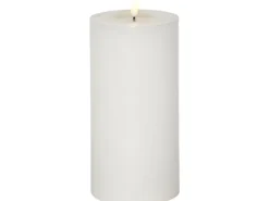 Star Trading LED-Kerze Pillar Flow Big, 22.5 cm, Weiss