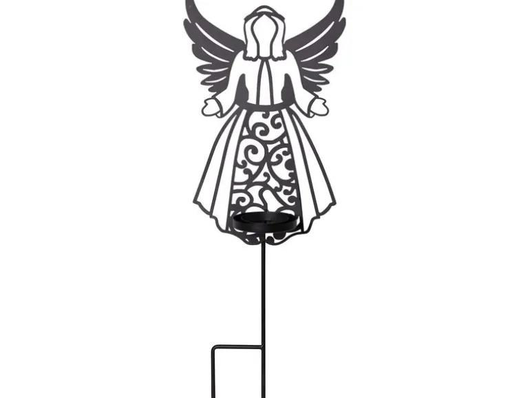 Star Trading LED Memorial Kerze Flamme Deco Indoor/Outdoor, 48 cm