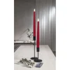 Star Trading LED-Stabkerzen Set Flamme Slim, 2 Stück, Rot