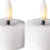 Star Trading LED Teelichter Set 2 Pack Flow 5 cm – weiss