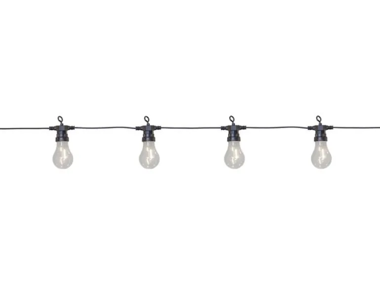 Star Trading Lichterkette Circus Filament 855 cm, Schwarz/Transparent