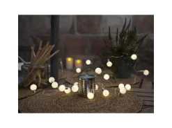 Star Trading Lichterkette Mini Glow Warmweiss, 20 LEDs, 300 cm