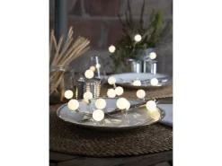 Star Trading Lichterkette Mini Glow Warmweiss, 20 LEDs, 300 cm