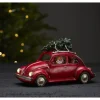 Star Trading Nikolaus im VW-Käfer 3 LED, 25.5 cm, indoor
