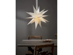 Star Trading Papierstern December, Weiss, Ø 45 cm