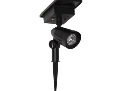 Star Trading Solar Spotlight Powerspot RGBW, Schwarz