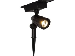 Star Trading Solar Spotlight Powerspot RGBW, Schwarz