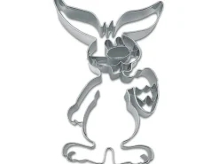 Städter Guetzli-Ausstecher Hase mit Ei, Edelstahl, 10 cm