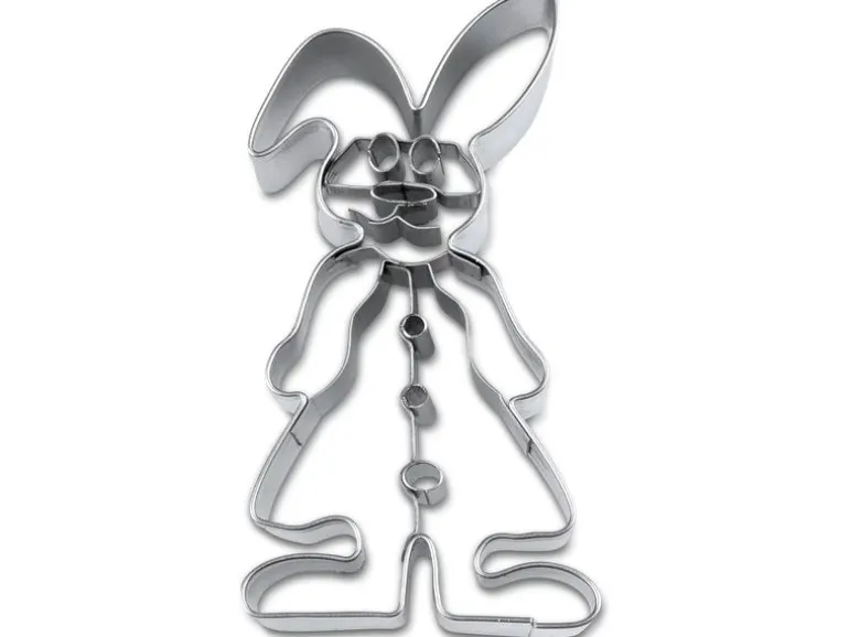 Städter Guetzli-Ausstecher Hasenmädchen, Edelstahl, 8.5 cm
