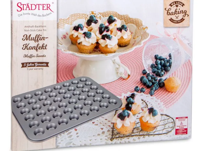 Städter Muffin Backform Blech Mini 40 x 31 cm