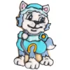 Städter Präge-Ausstecher Paw Patrol Everest 7.5 cm, Lila