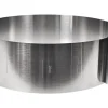 Städter Tortenring mit Griff 15 bis 30 cm verstellbar, Silber