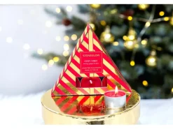 Stoneglow Teelichter Cosy Vibes Rot