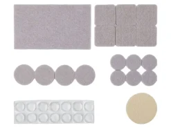 STRUCT Filzgleiter, 162-teilig, Beige