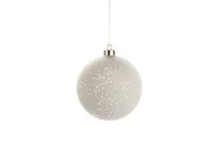 STT Hänger Glamour Ball L, Ø 15 cm, Weiss