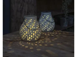 STT Solar Ceramic Lamp Beige