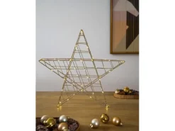 STT Tischdeko Svenja Star 3D Stern, 40 cm, Gold