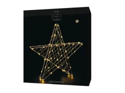 STT Tischdeko Svenja Star 3D Stern, 40 cm, Gold