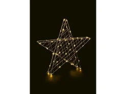 STT Tischdeko Svenja Star 3D Stern, 40 cm, Gold