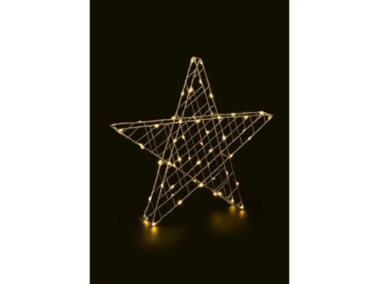STT Tischdeko Svenja Star 3D Stern, 40 cm, Gold
