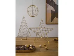 STT Tischdeko Svenja Star 3D Stern, 40 cm, Gold
