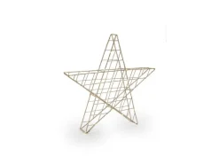 STT Tischdeko Svenja Star 3D Stern, 40 cm, Gold