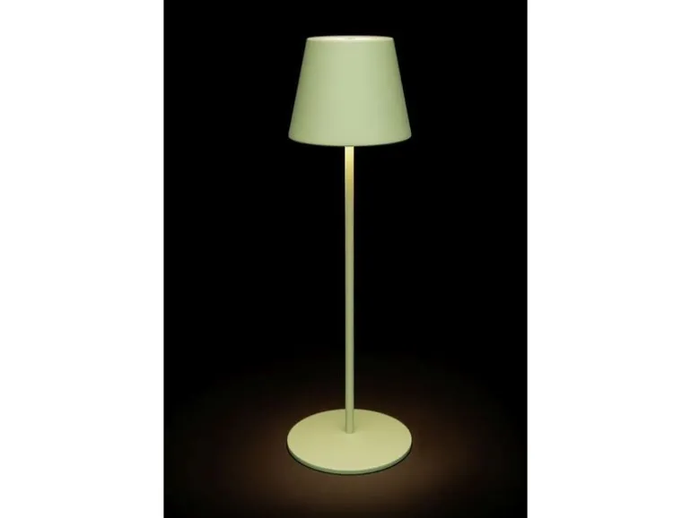 STT Tischleuchte Motion USB Luna, 23 LEDs, Ø 12x38cm, Light Mint