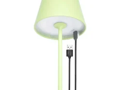 STT Tischleuchte Motion USB Luna, 23 LEDs, Ø 12x38cm, Light Mint