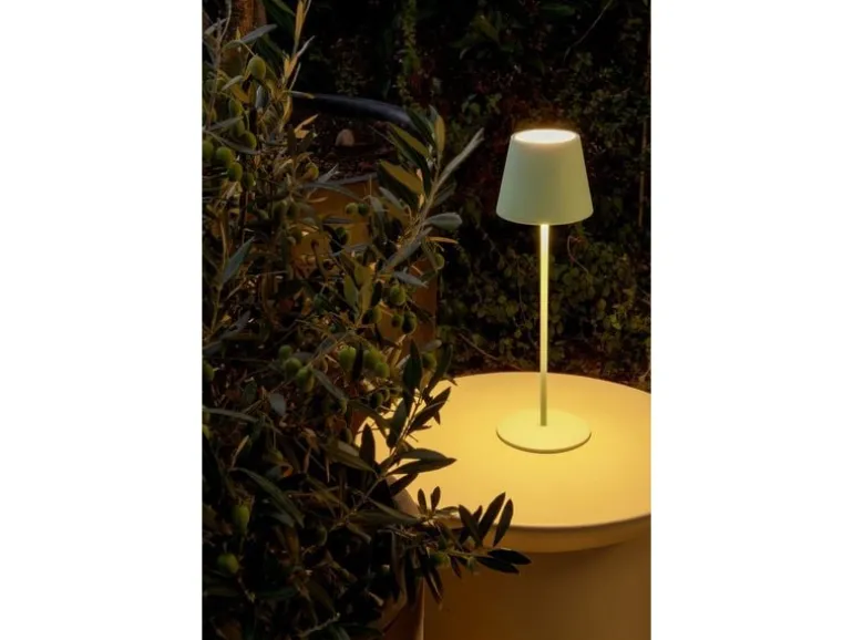 STT Tischleuchte Motion USB Luna, 23 LEDs, Ø 12x38cm, Light Mint
