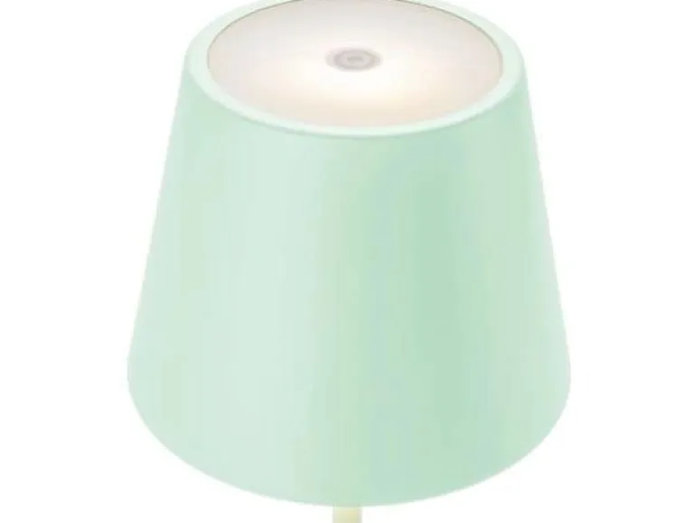 STT Tischleuchte Motion USB Luna, 23 LEDs, Ø 12 x 38 cm, Iceblue