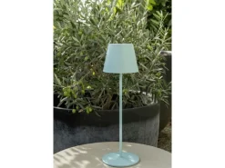 STT Tischleuchte Motion USB Luna, 23 LEDs, Ø 12 x 38 cm, Iceblue