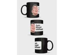 Swissmeme Guets Mörgeli mittenand Keramik Schwarz 350 ml