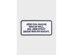 Swissmeme Jede cha mache was er will Aufnäher