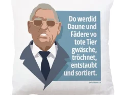 Swissmeme Kissenbezug Fischer Bettwaren 45 x 45 cm