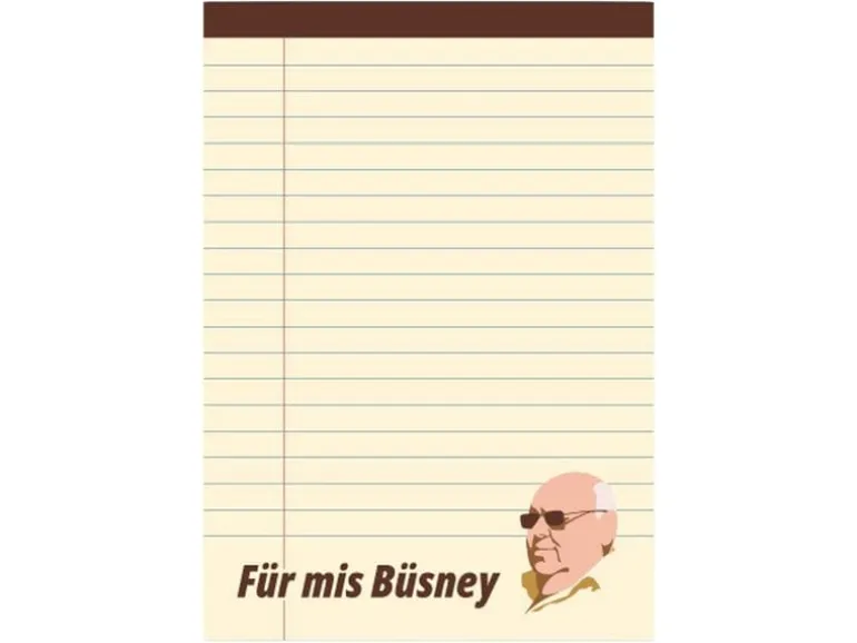 Swissmeme Notizblock Büsney